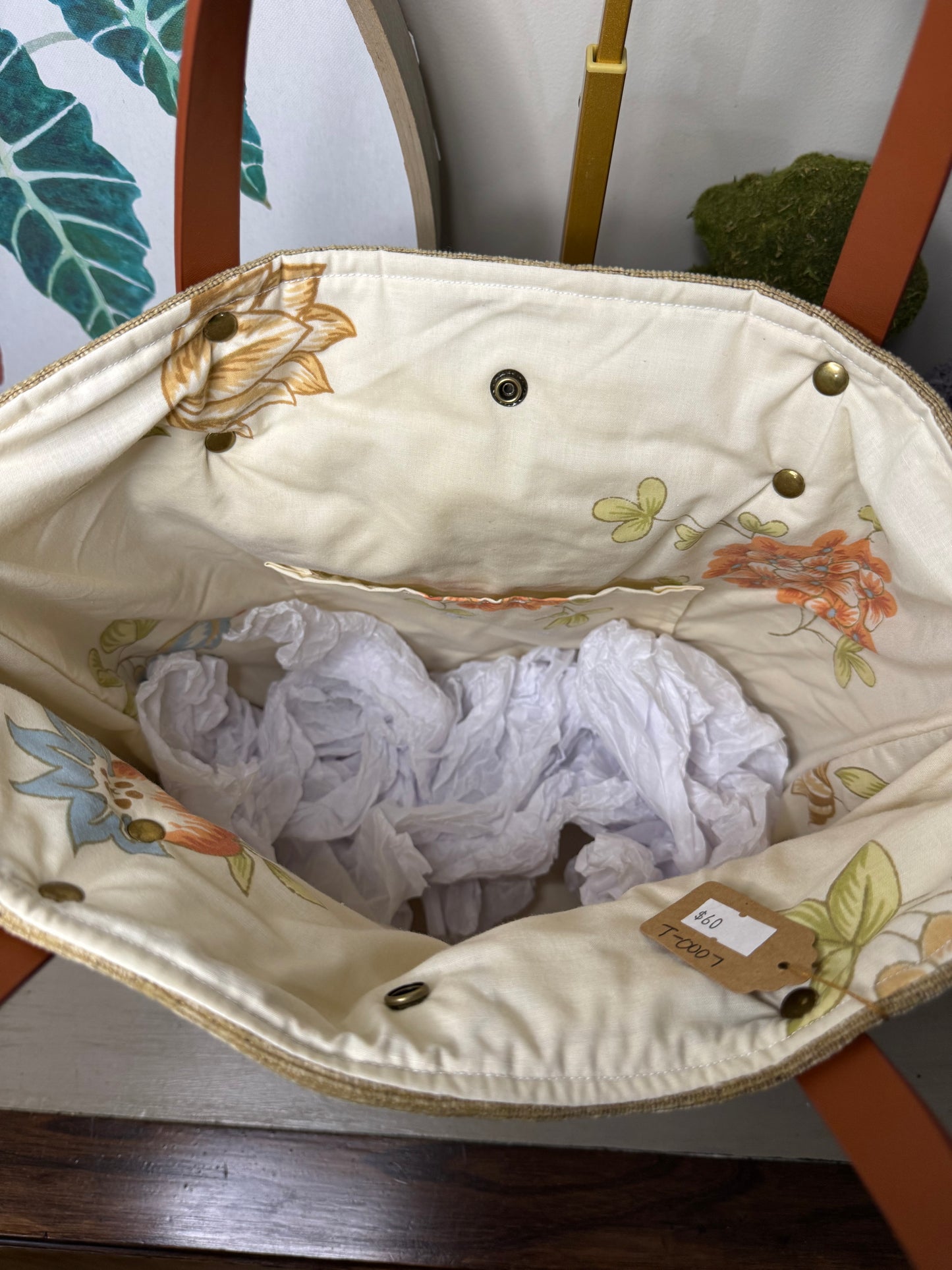 Pineapple - Up-cycled Tote
