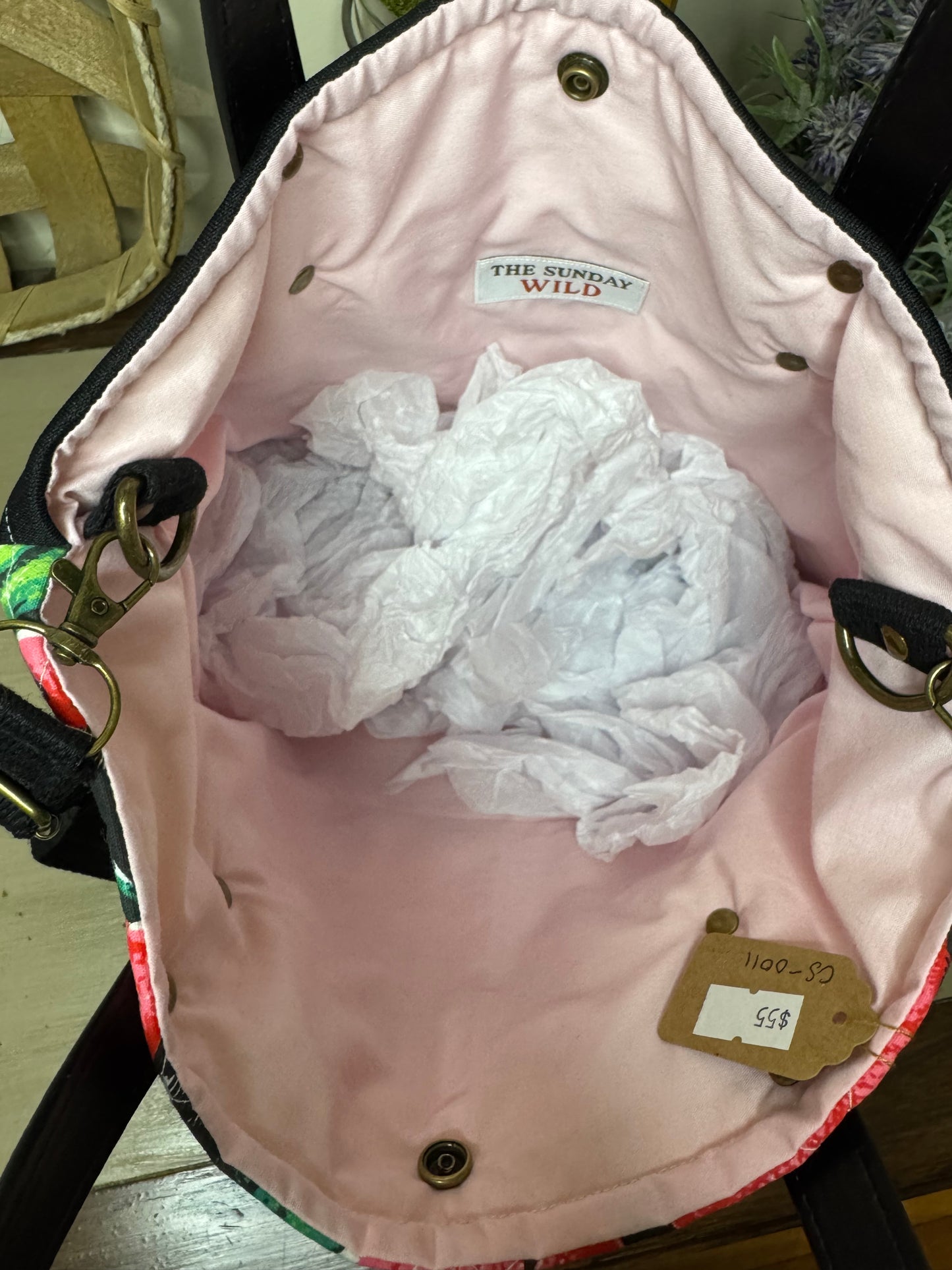 Watermelon Sugar - Up-cycled Tote/Crossbody